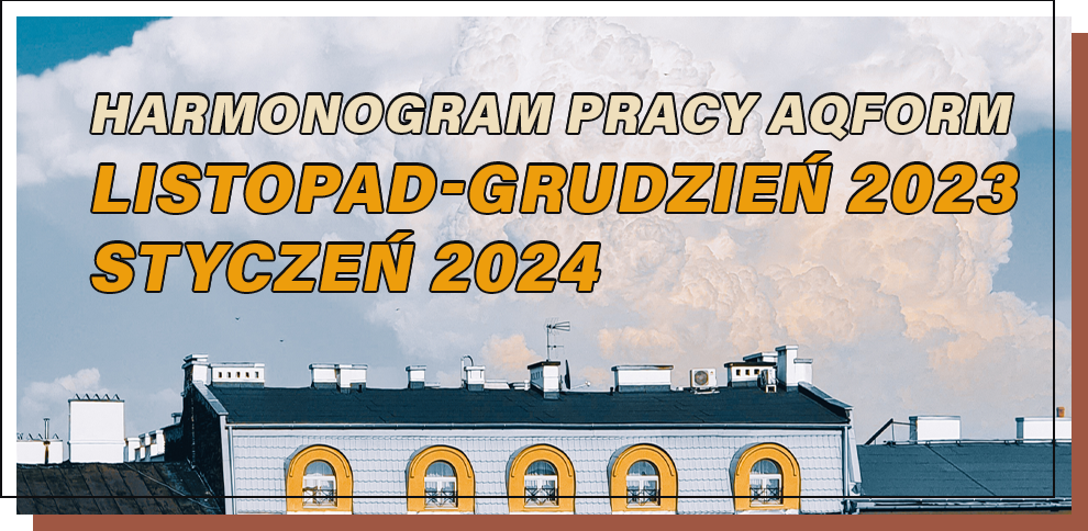 Sprawdź harmonogram prac w okresie świątecznym 2023/2024